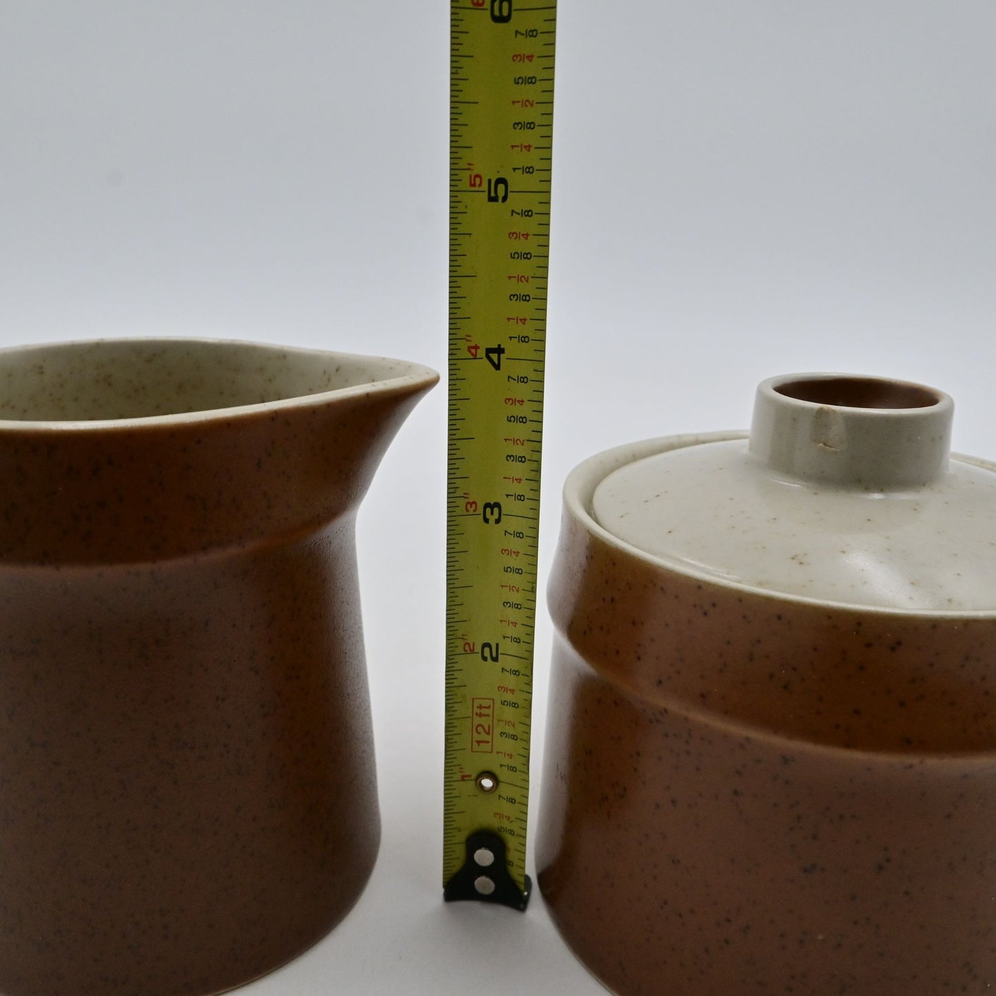 Catalina Veri-Stone Onedia Creamer & Sugar Set Speckled Brown
