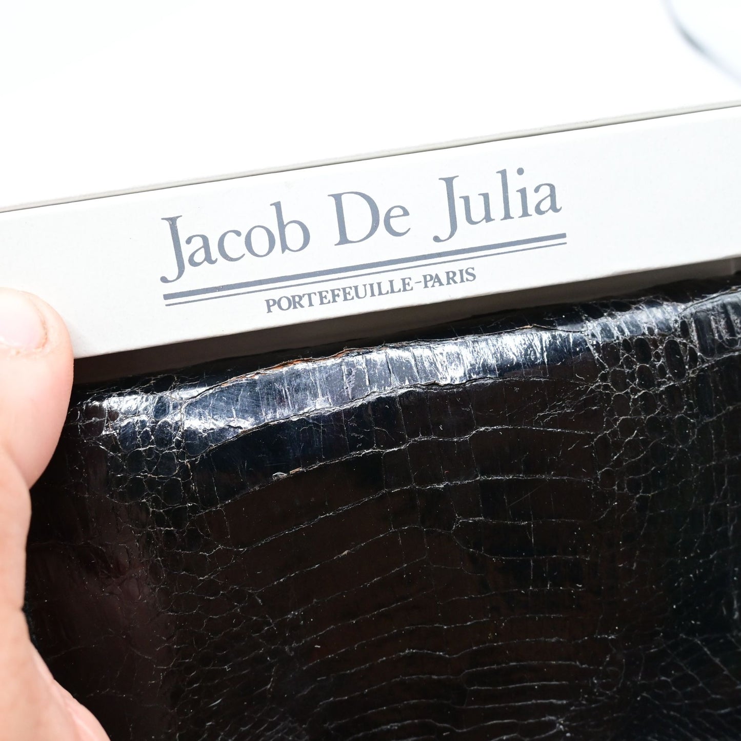 Jacob De Julia Black Genuine Leather Wallet With Box