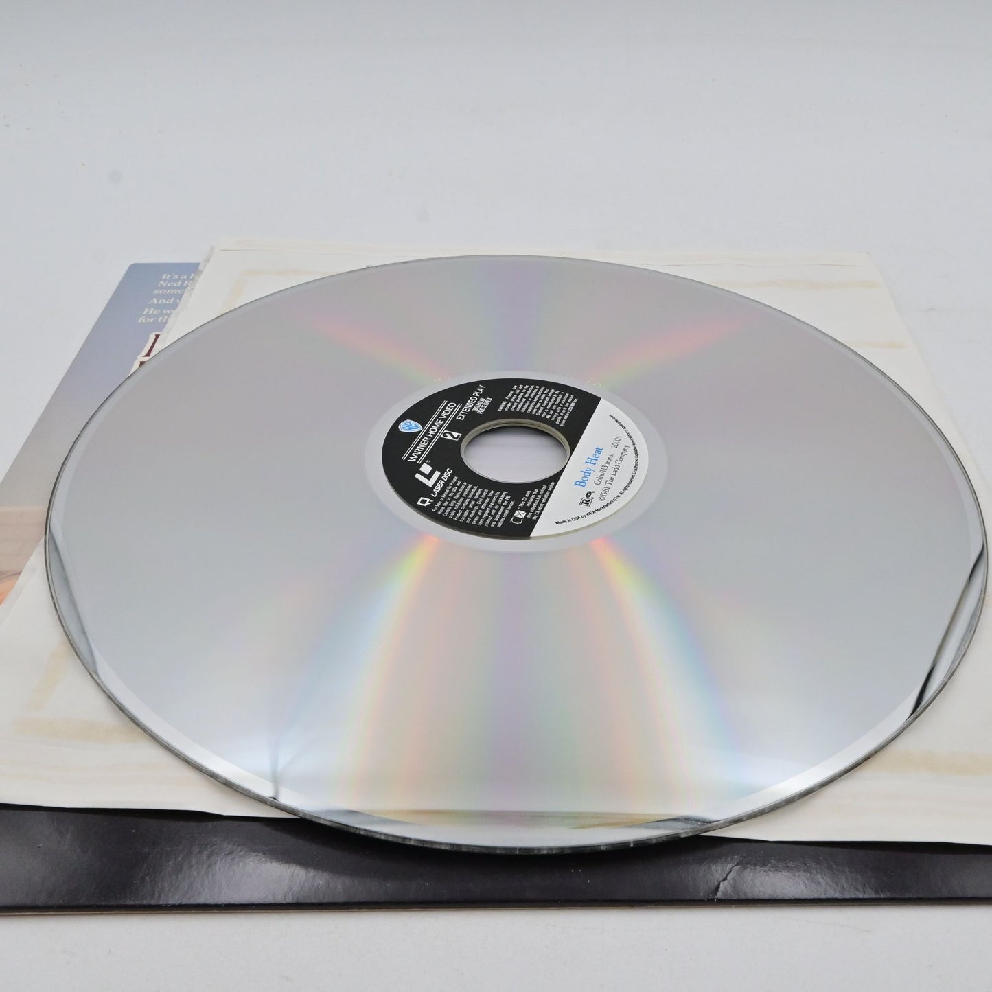 Vintage 1981 Body Heat LaserDisc