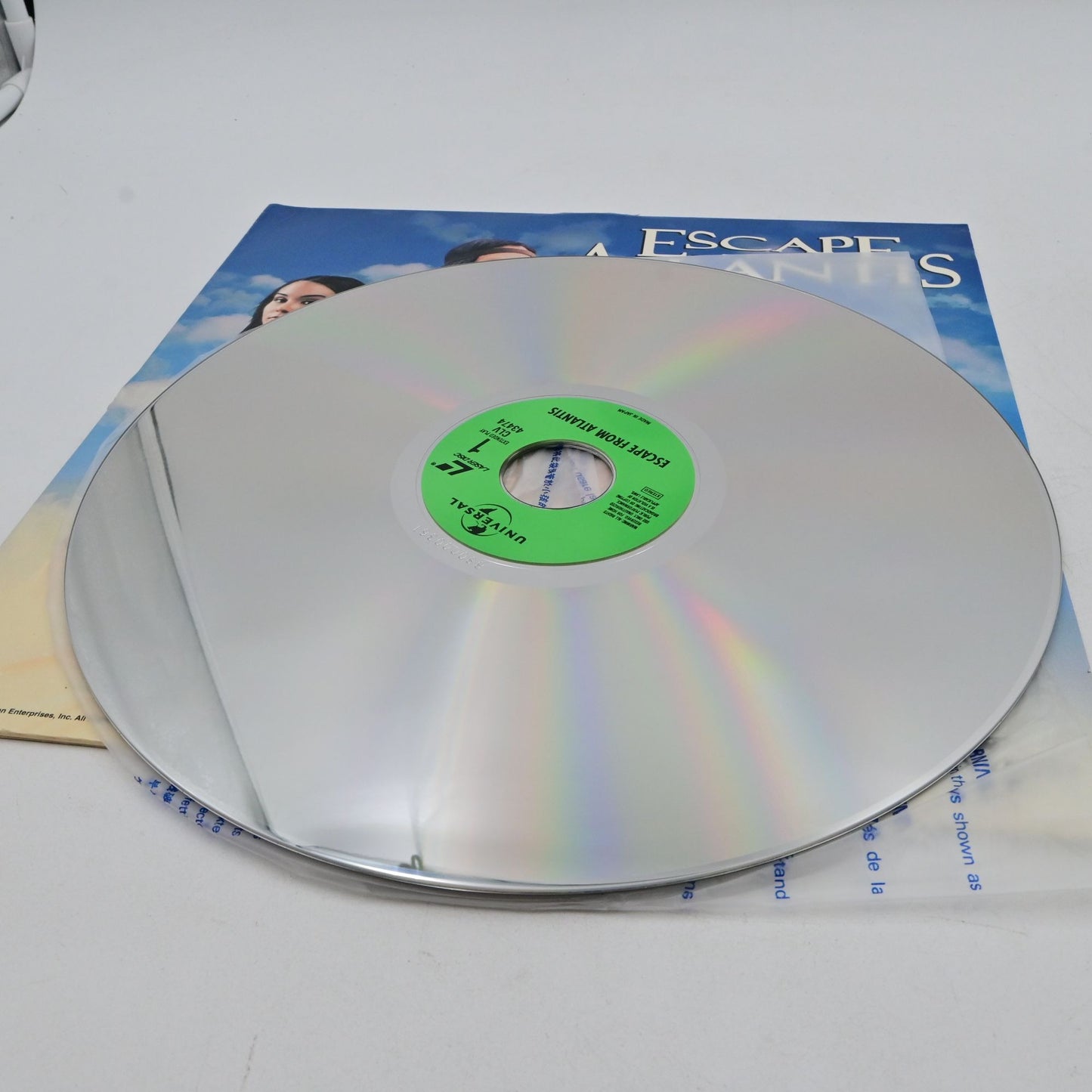 Vintage 1997 Escape From Atlantis Laserdisc