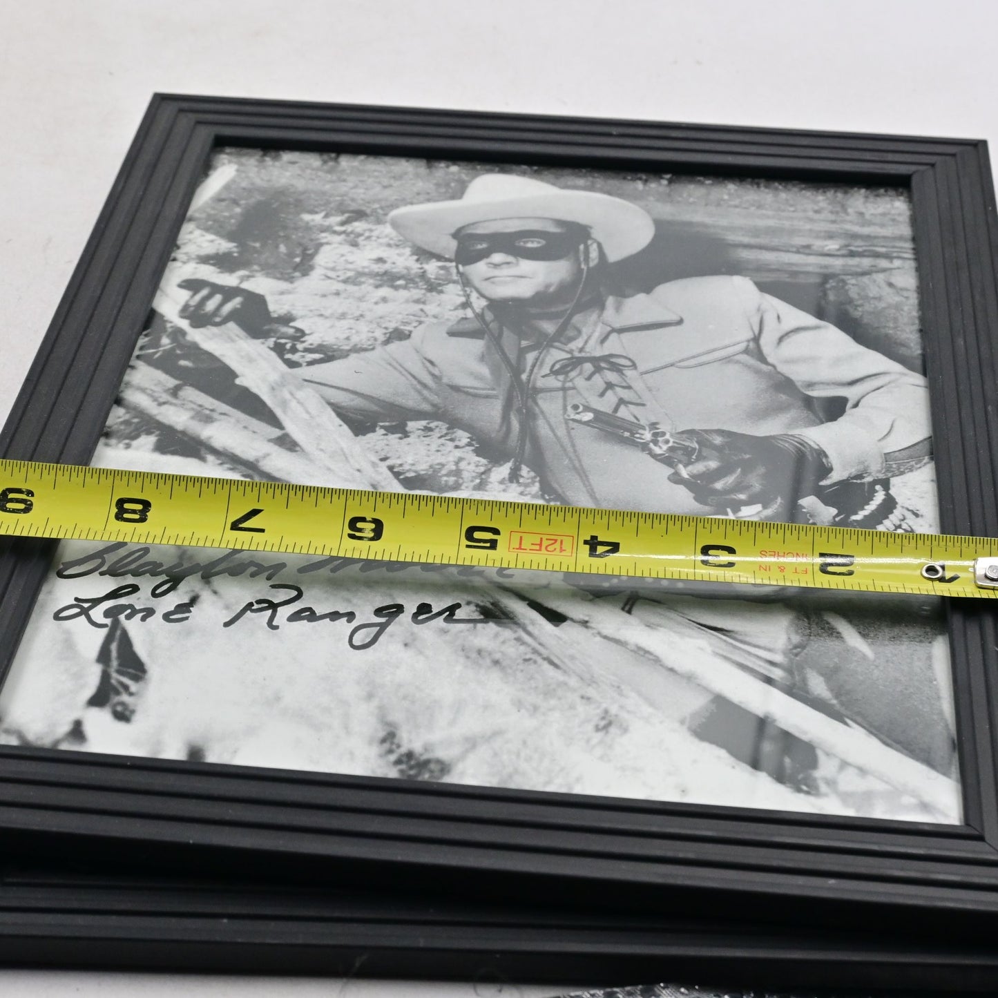 The Lone Ranger Clayton More Signed Reprint Framed 8x10 Bundle Of 2