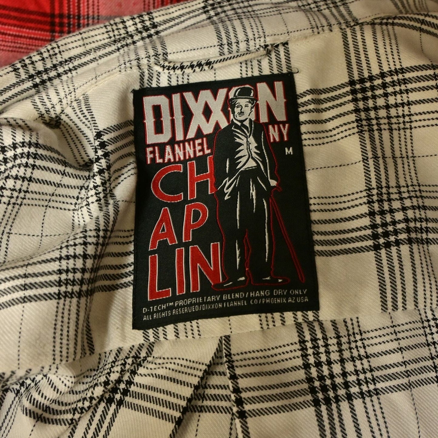 Men's Dixxon The Chaplin Flannel Size M