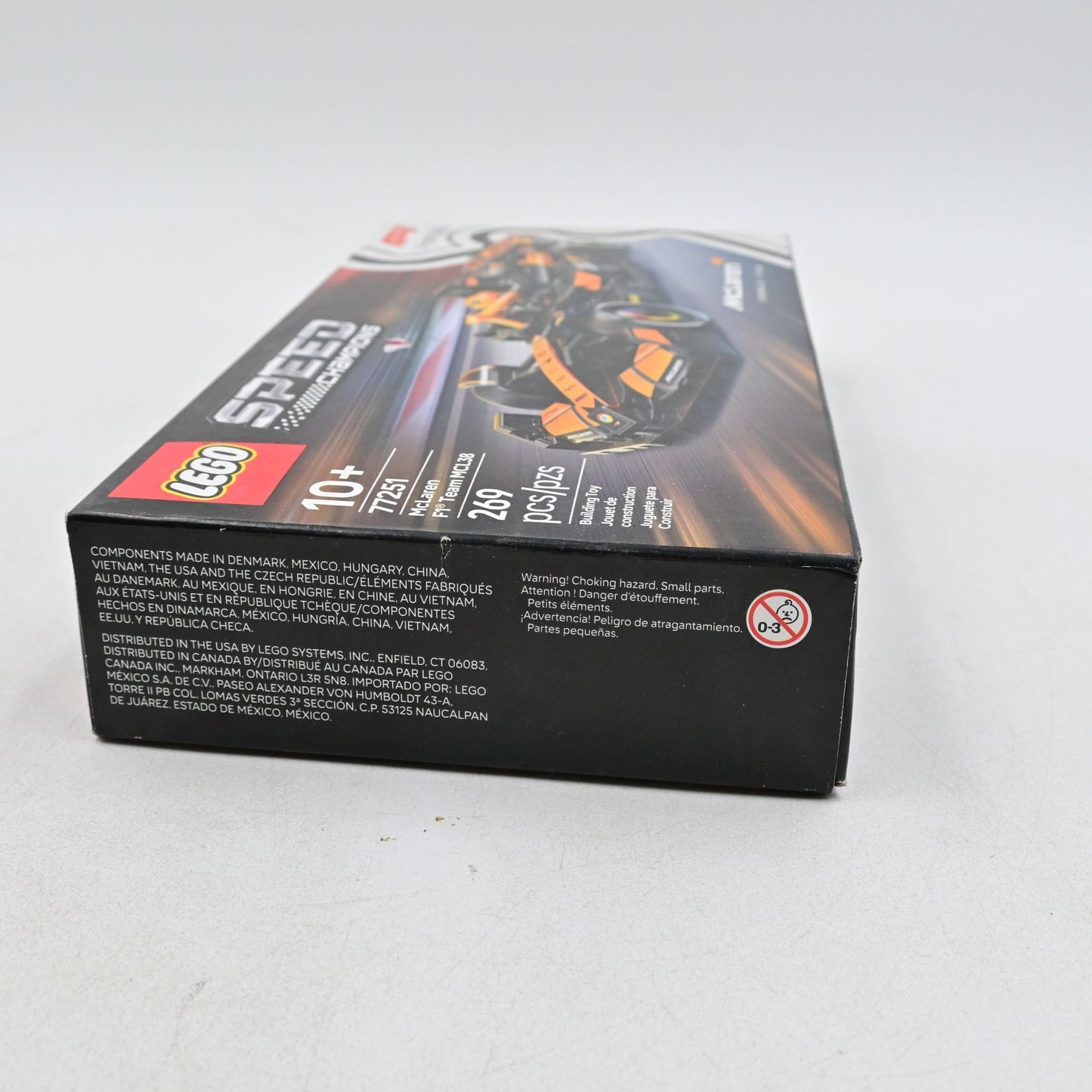Lego Speed Champions McLaren F1 Team MCL38 Race Car Toy Build Set 77251