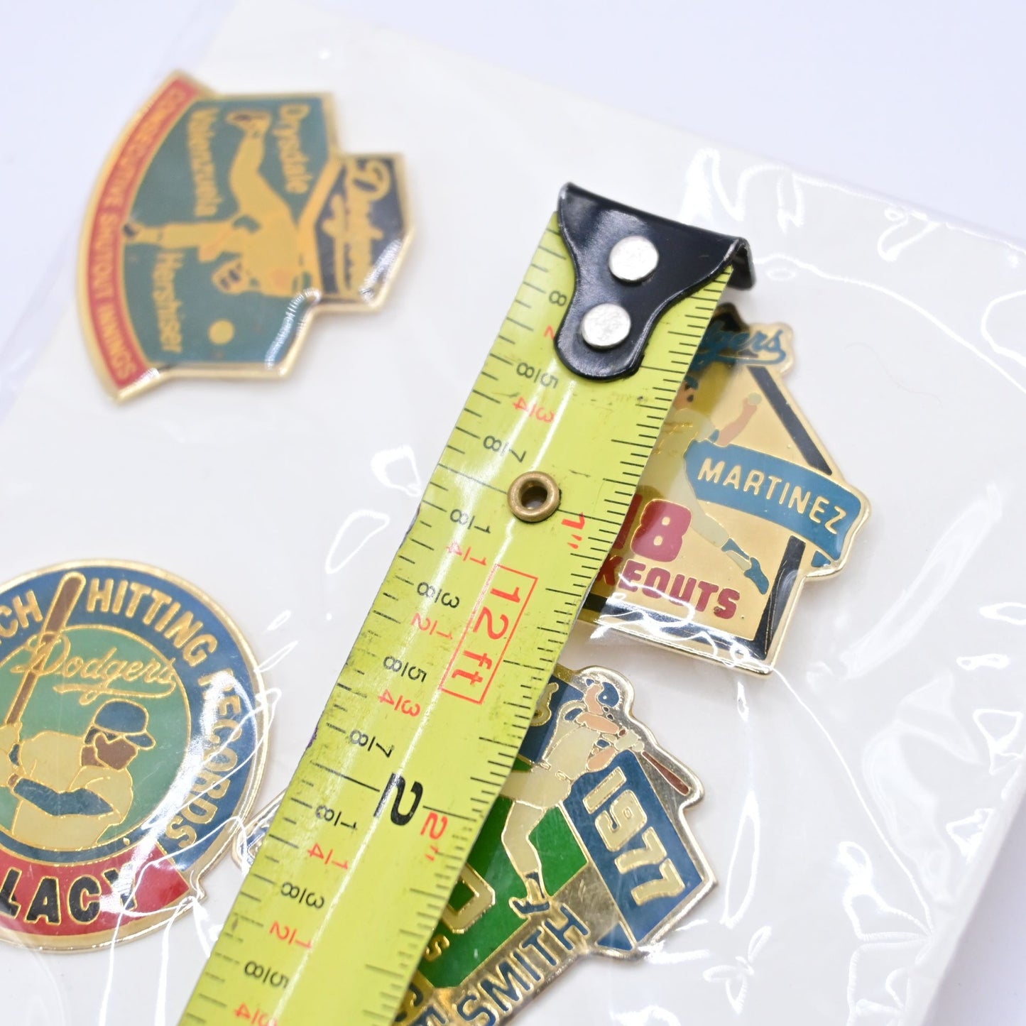 Los Angeles Dodgers Unocal Commemorative Pin Set Of 6 Vintage 1991