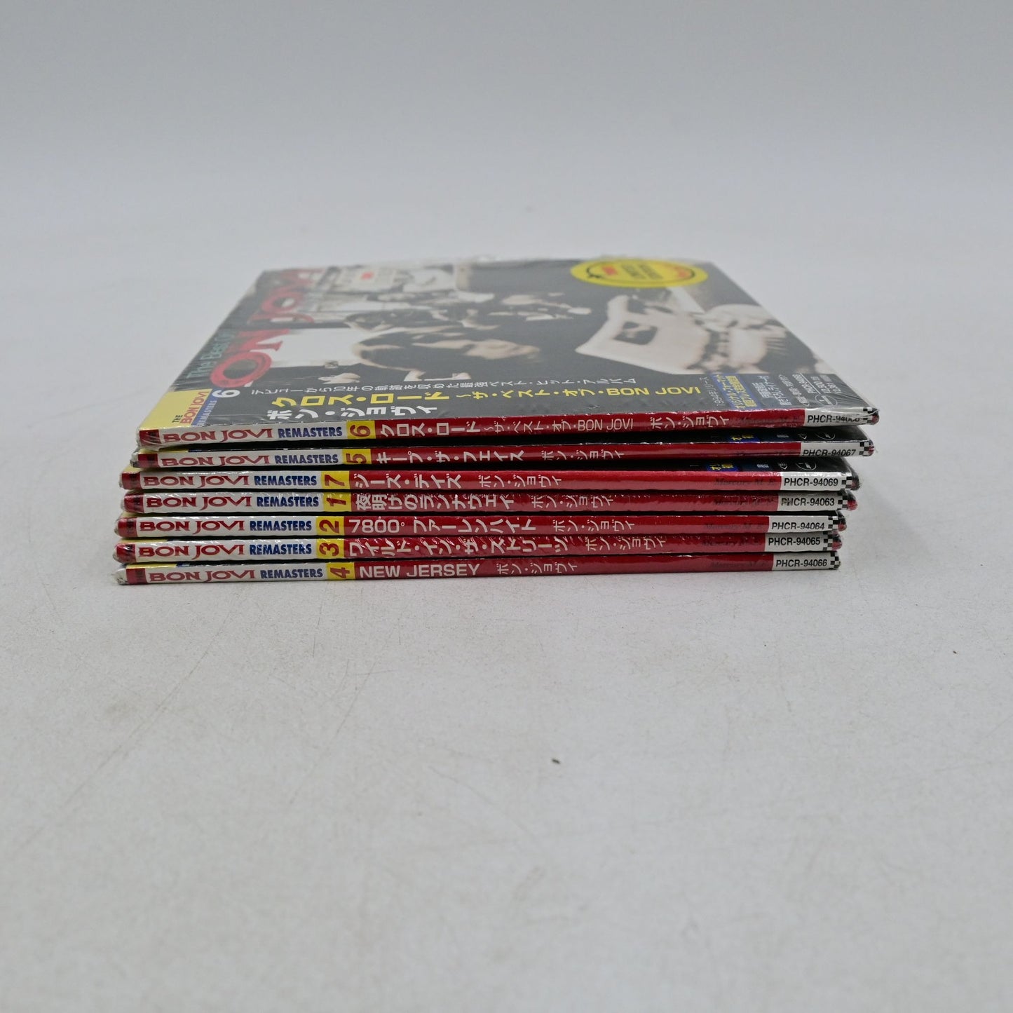 The Bon Jovi Remasters Japan Import Mini LP Cd Complete Set Of 7