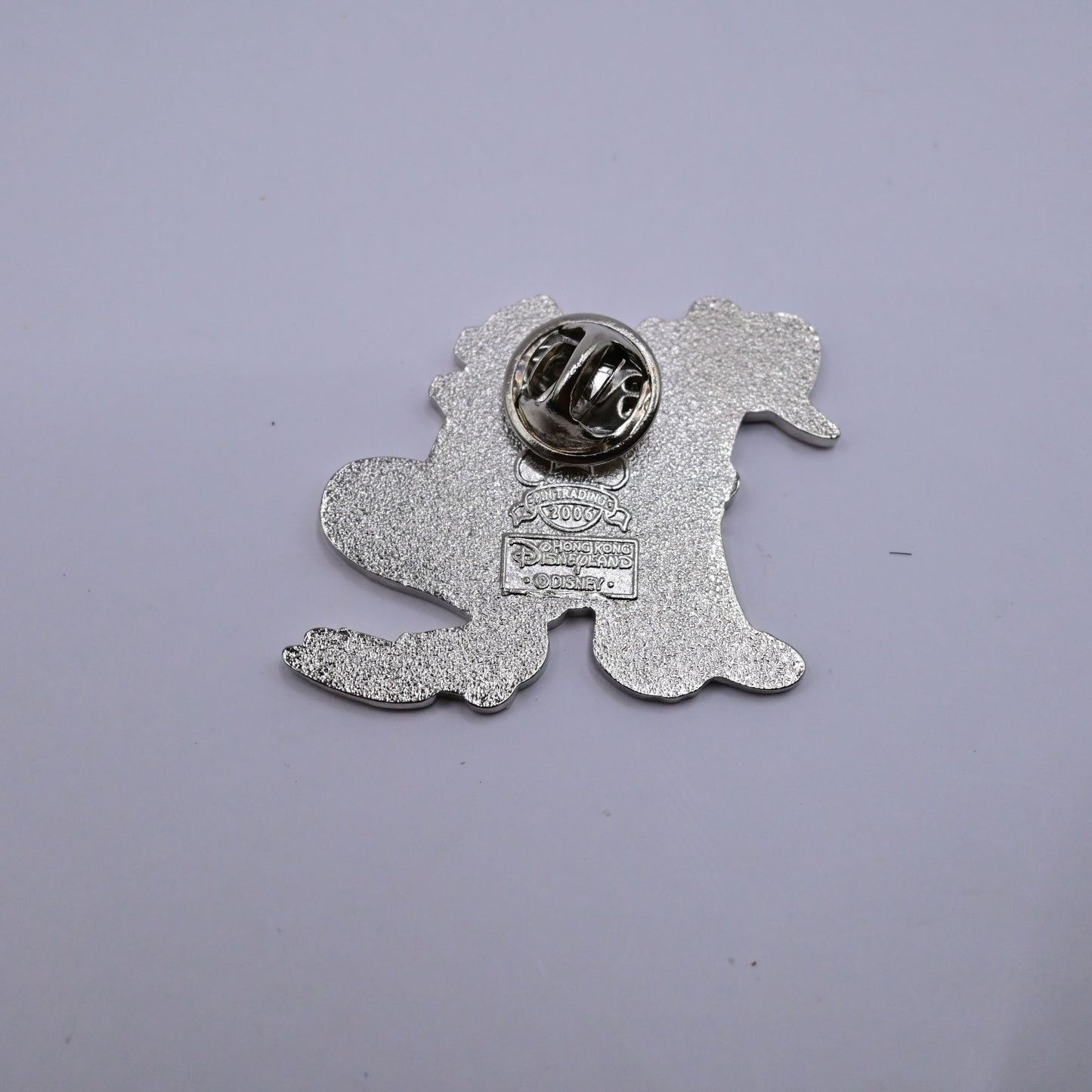 Vintage 2004 Hong Kong Disney Pluto Firefighter Pin Enamel Fire Hydrant & Hose