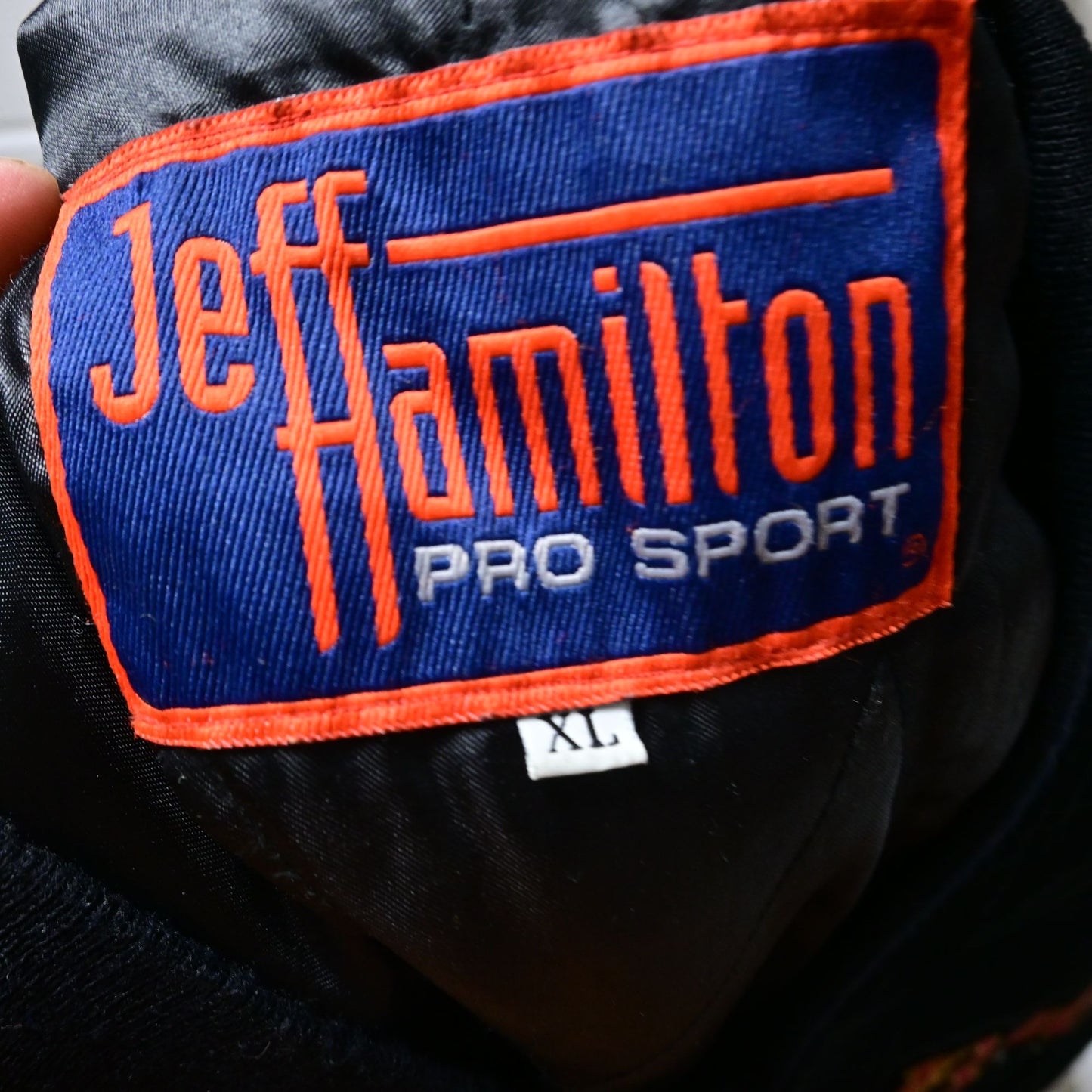 Dale Earnhardt Jr Jeff Hamilton Pro Sport Suede Jacket Black Vintage XL