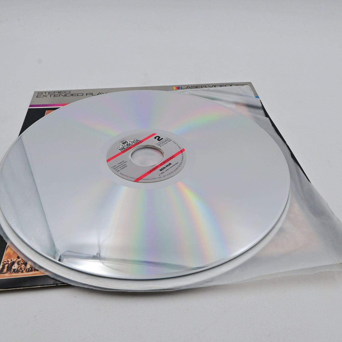 Ben-Hur Laserdisc 2-Disc Set MGM/UA Home Video Stereo Extended Play