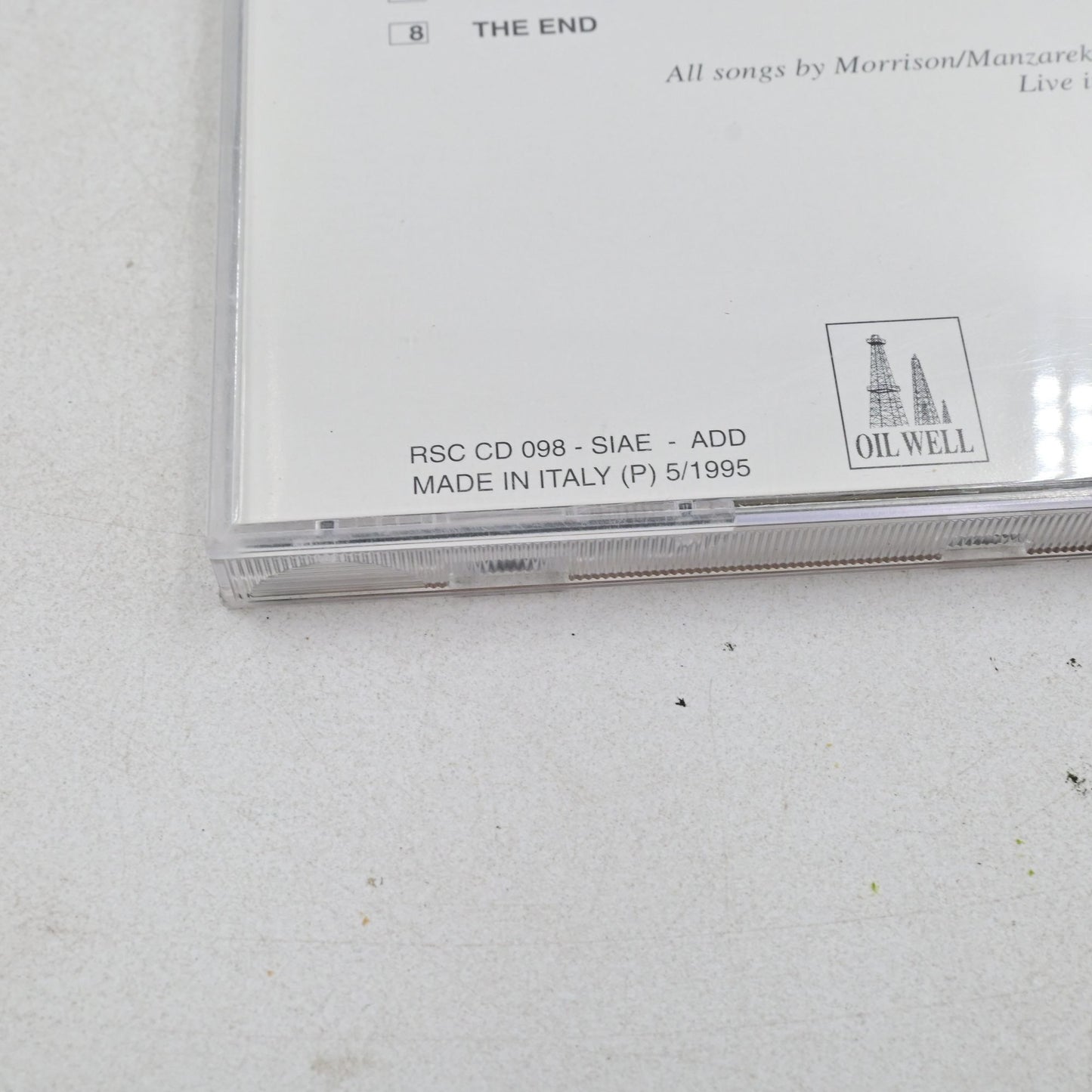 Jim Morrison & The Doors Who Do You Love Italian Import Cd
