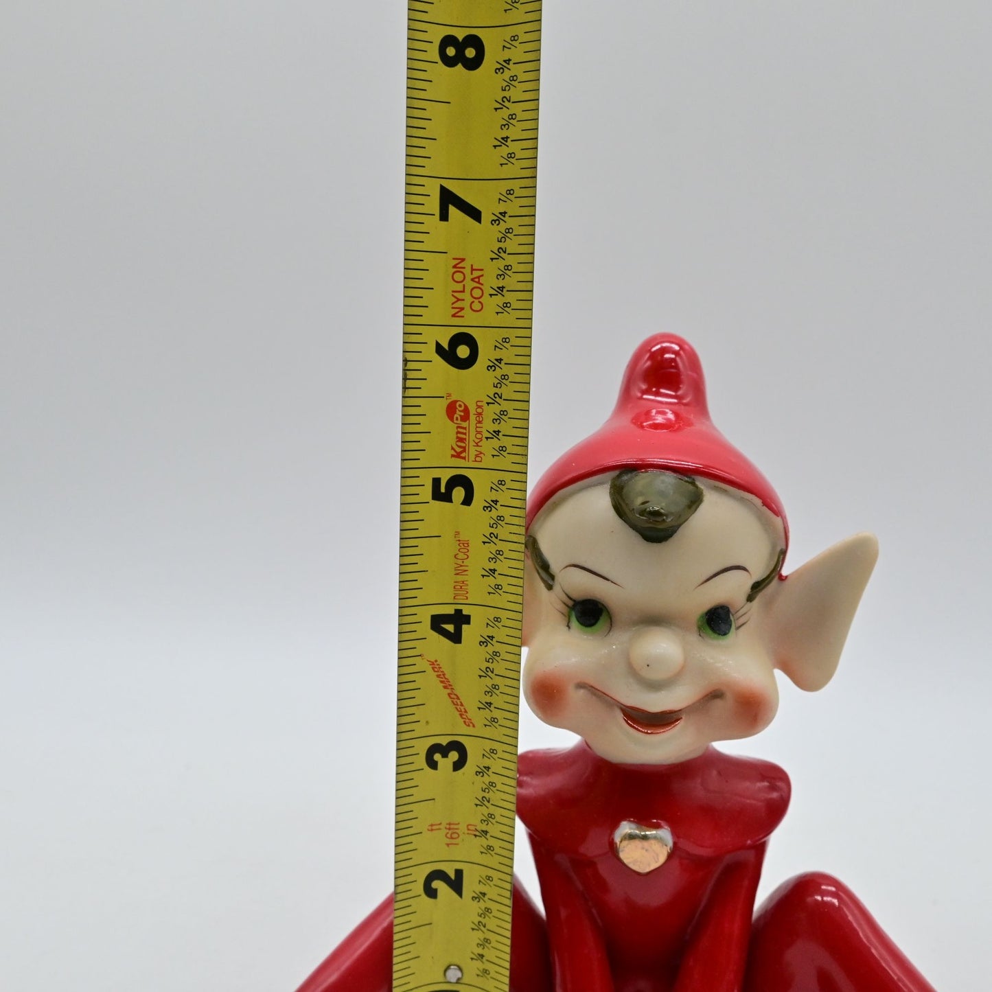 Vintage 1950s Wales Pixie Elf Porcelain Figurine Large