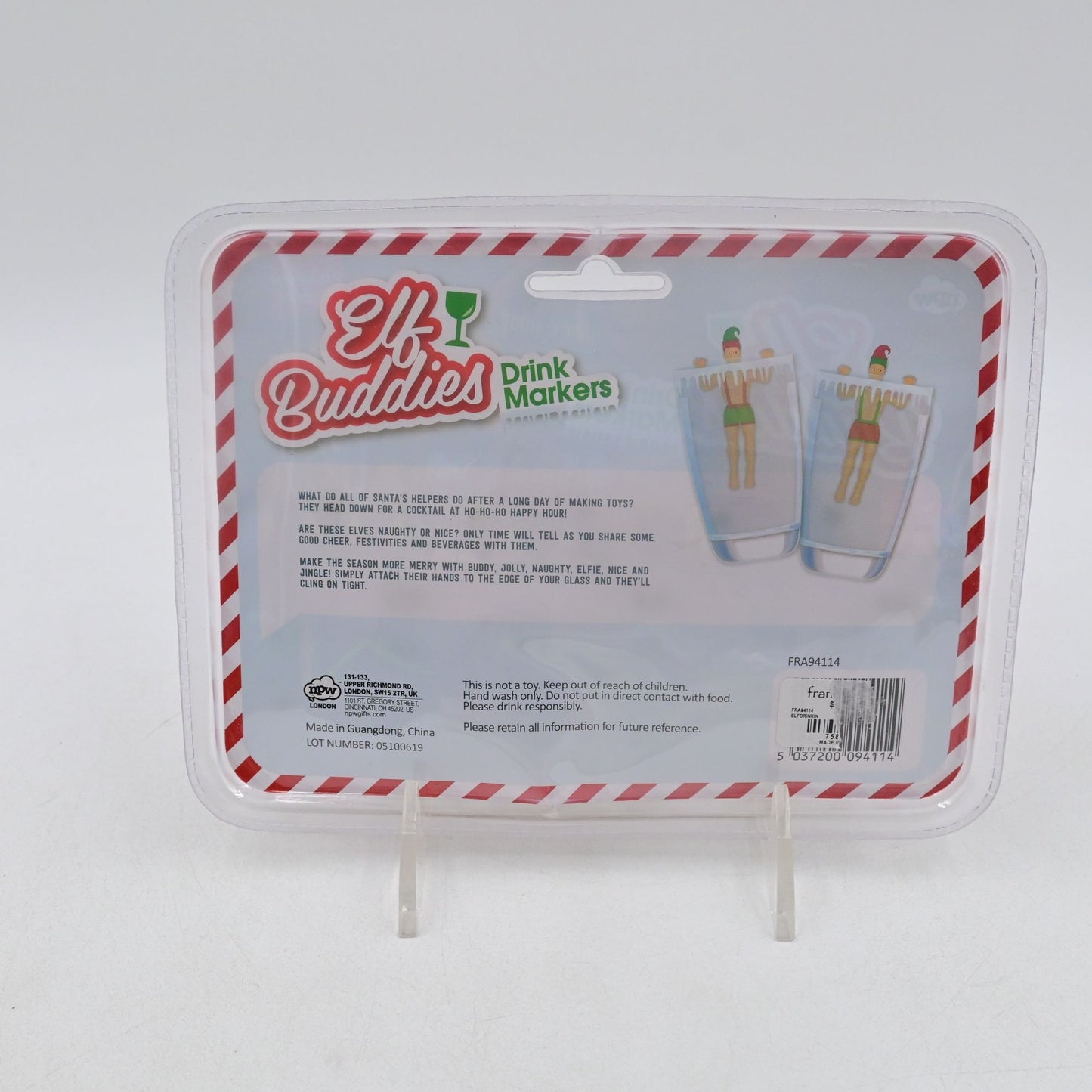 NPW Elf Buddies Drink Markers 6 count New In Package