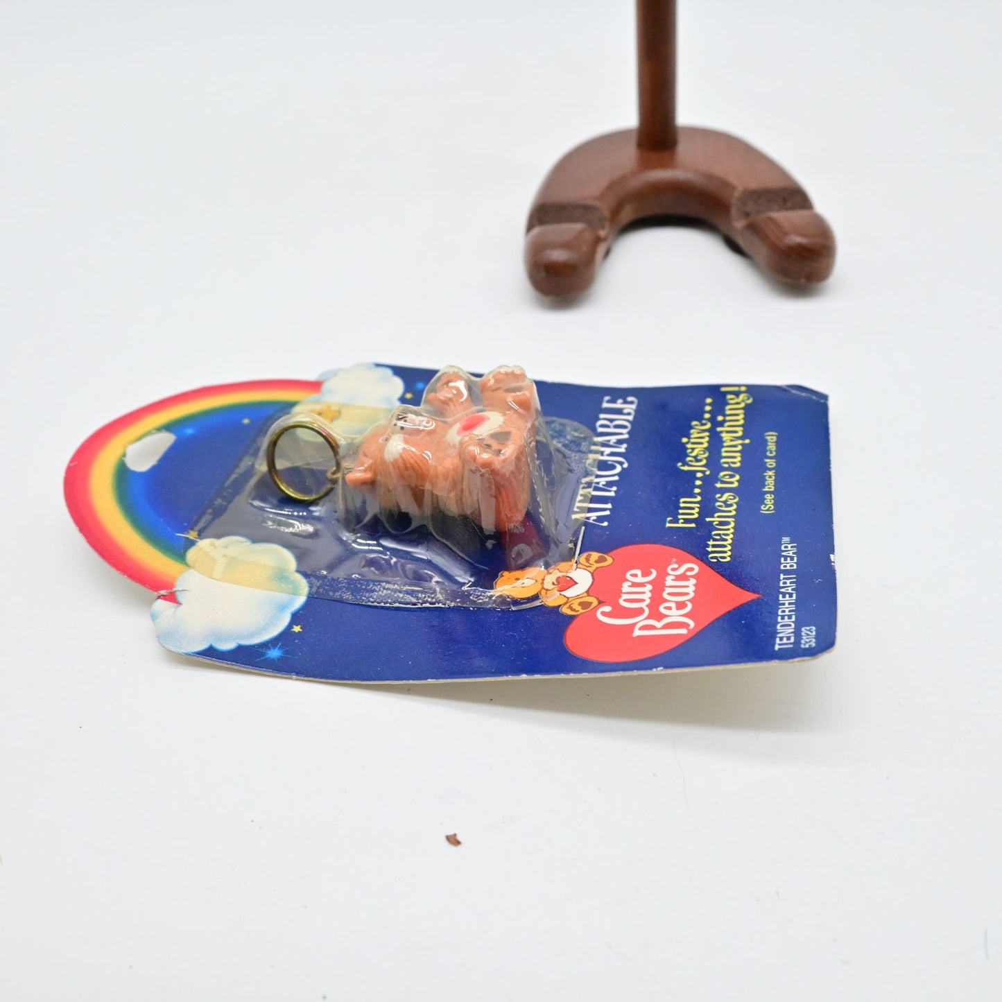 Care Bears Tender Heart Bear Vintage 1980s American Greetings Keychain New