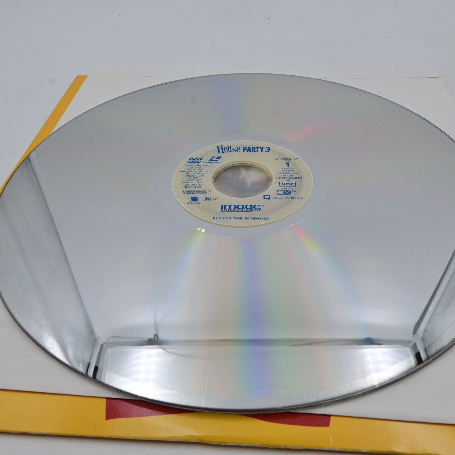 Vintage 1994 Kid N Play House Party 3 LaserDisc Comedy Movie