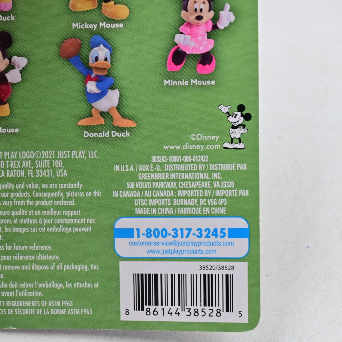 Disney Junior Mickey Mouse & Friends PVC Cake Topper Figurine Bundle Of 4