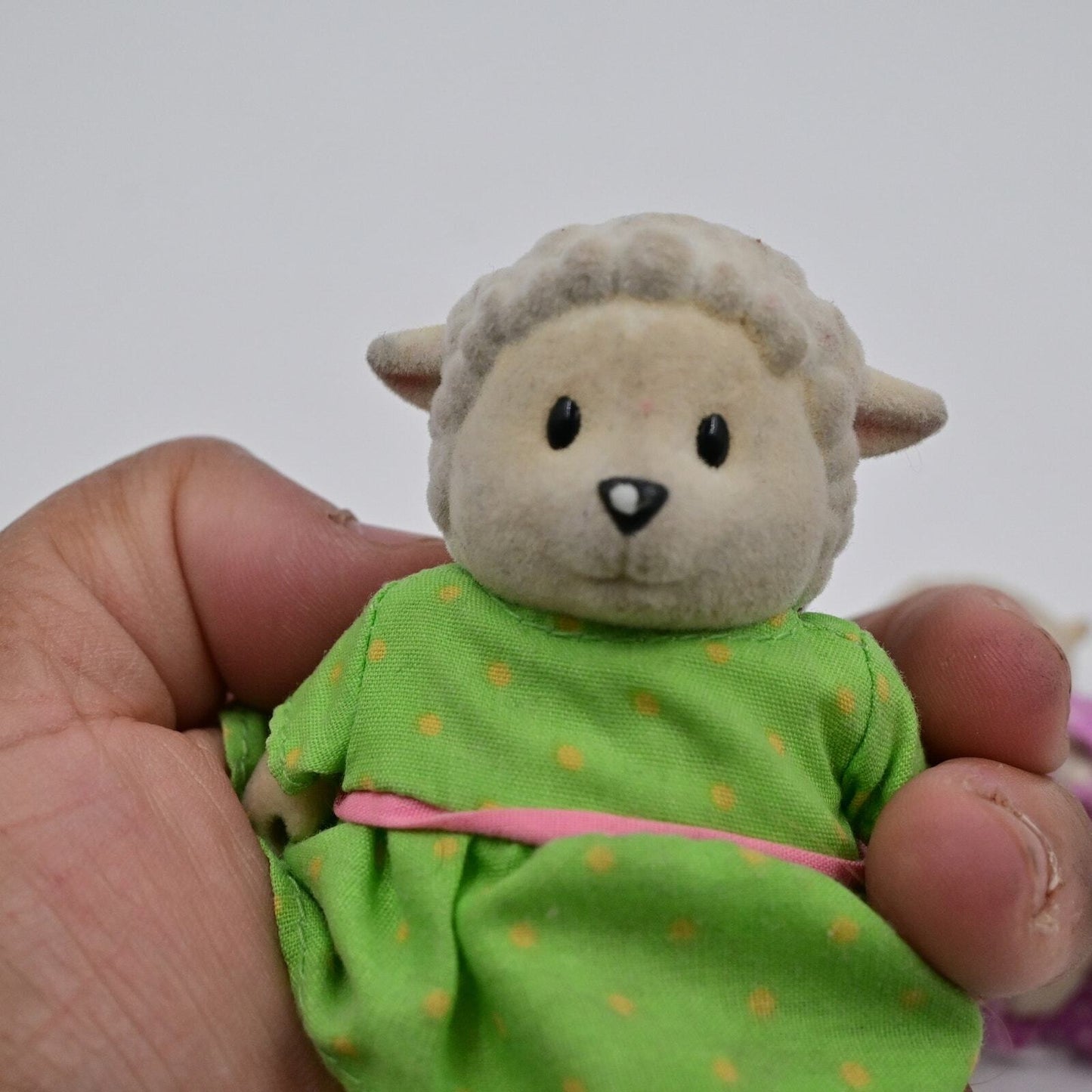 Lil' Woodzeez Sheep Family Of 3 Doll House Figures