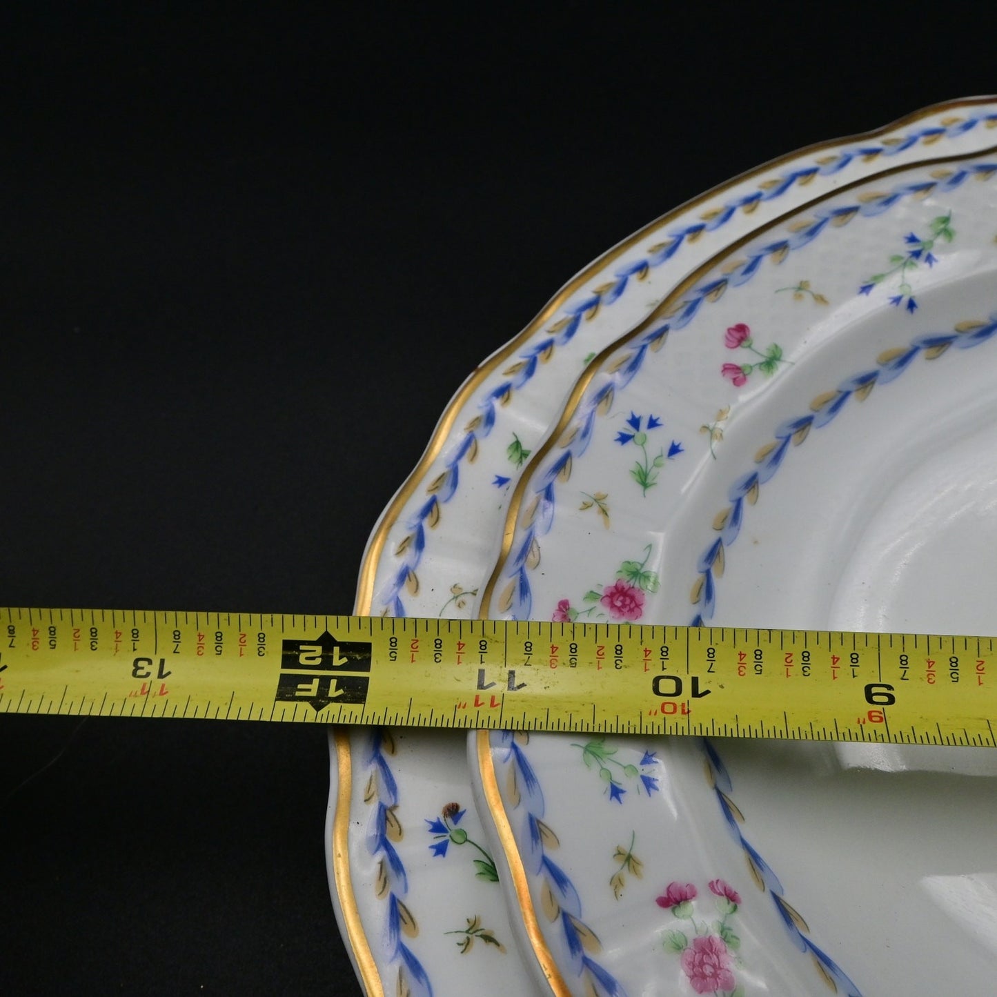 Vintage Bernardaud Limoges Artois Bleu Serving Plate Blue Bundle Of 2