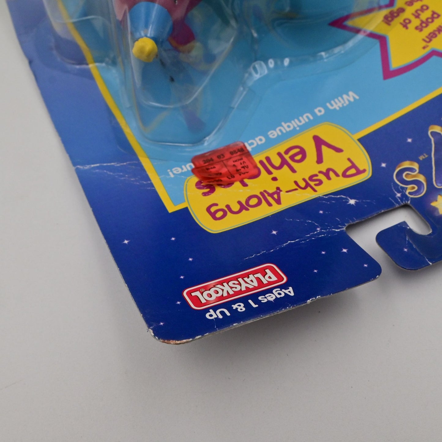 Vintage 1998 Barneys Great Adventure Push-Along Twinken Vehicle Playskool