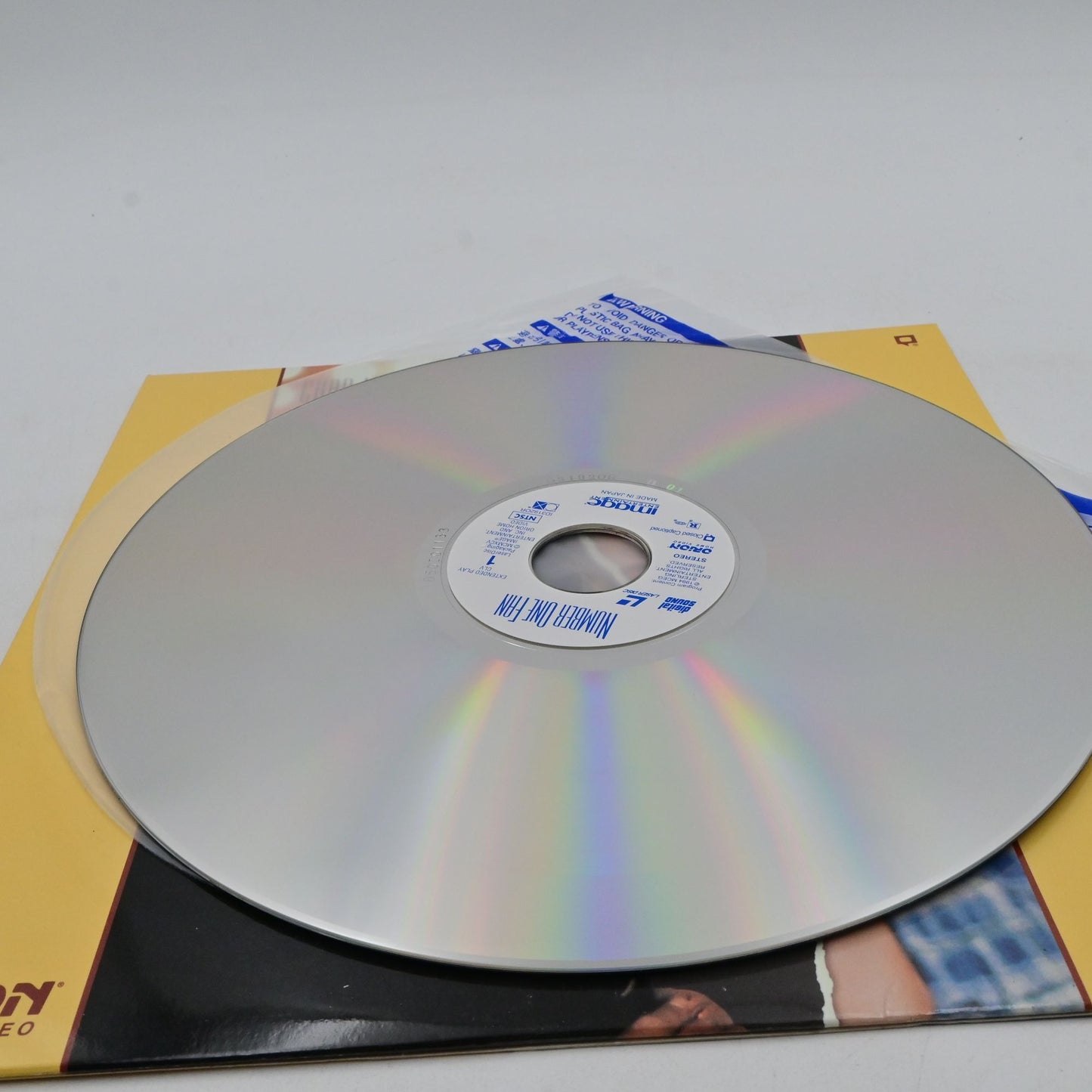 Vintage 1995 Number One Fan Laserdisc Movie Thriller Drama