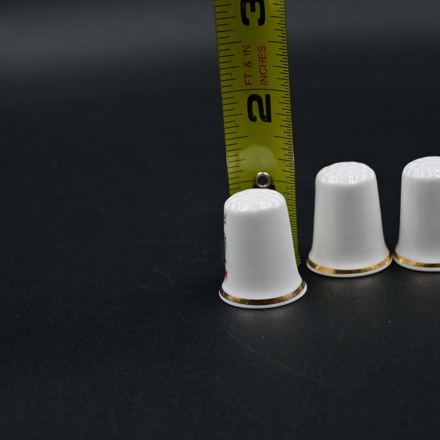 Thimbles Sewing 4 Playing Cards Ace-Clubs King-Spades Queen-Heart Jack-Diamond