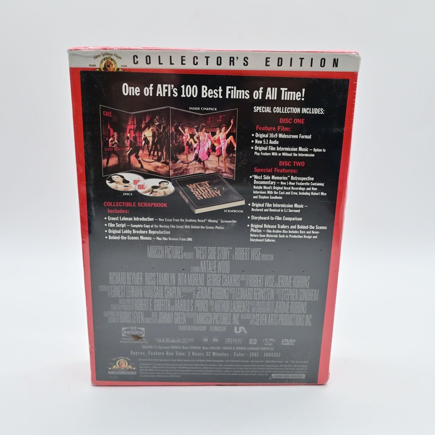 West Side Story Collector's Edition 2-Disc DVD Set Sealed