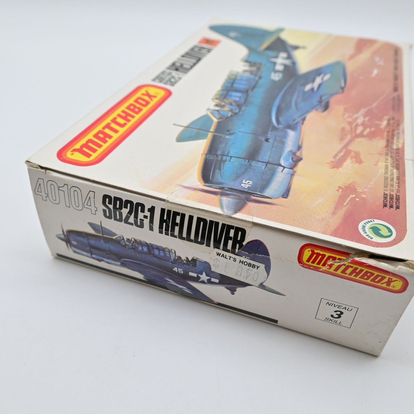 Matchbox Curtiss SB2C-1 Helldiver 1/72 Scale Model Kit #PK-104 Sealed