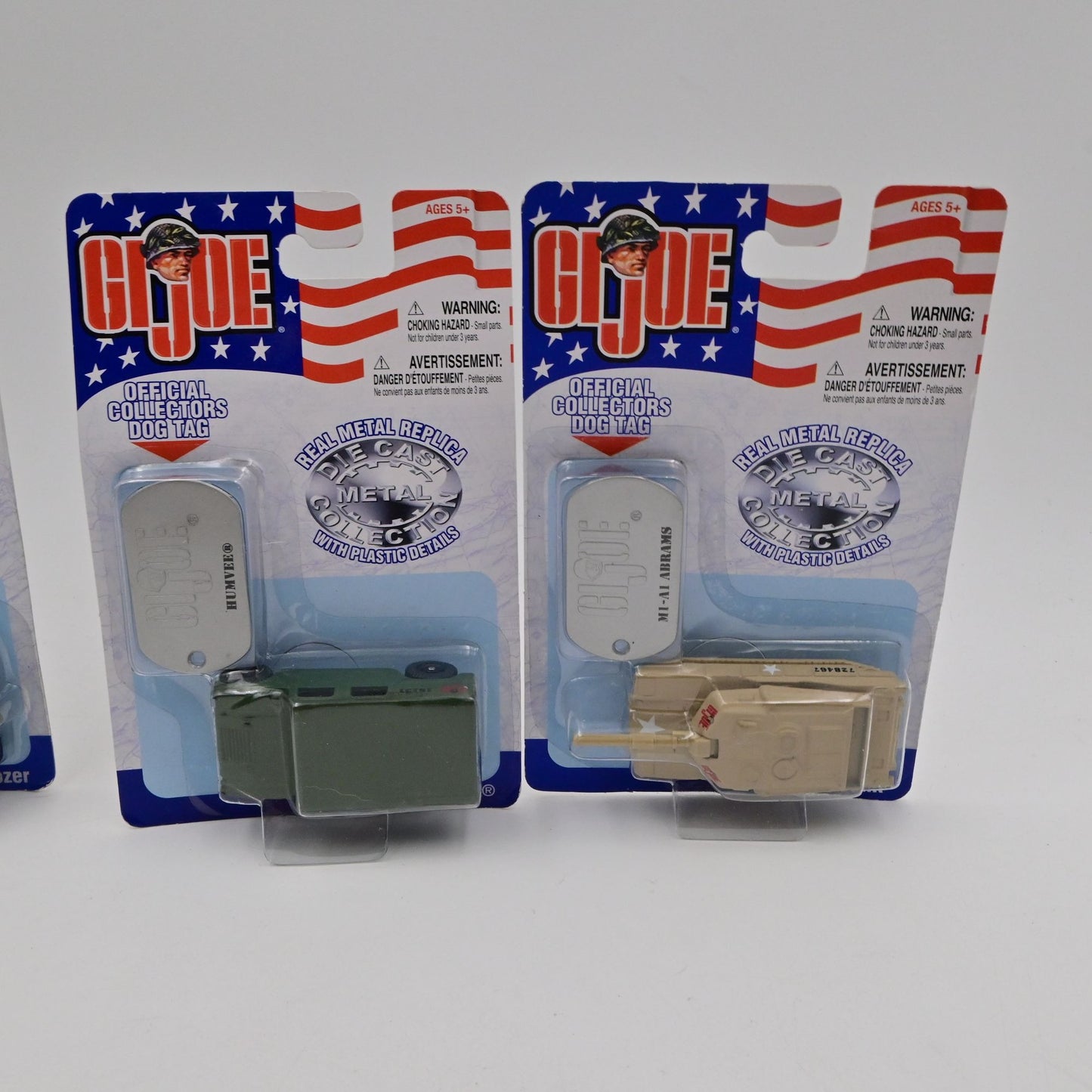 G.I. Joe Official Metal Collectors Vehicles With Dog Tag - Complete Set Of 10