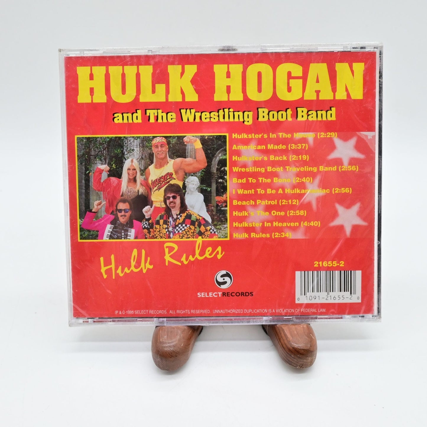 Hulk Hogan Hulk Rules Cd Sealed Cracked Case