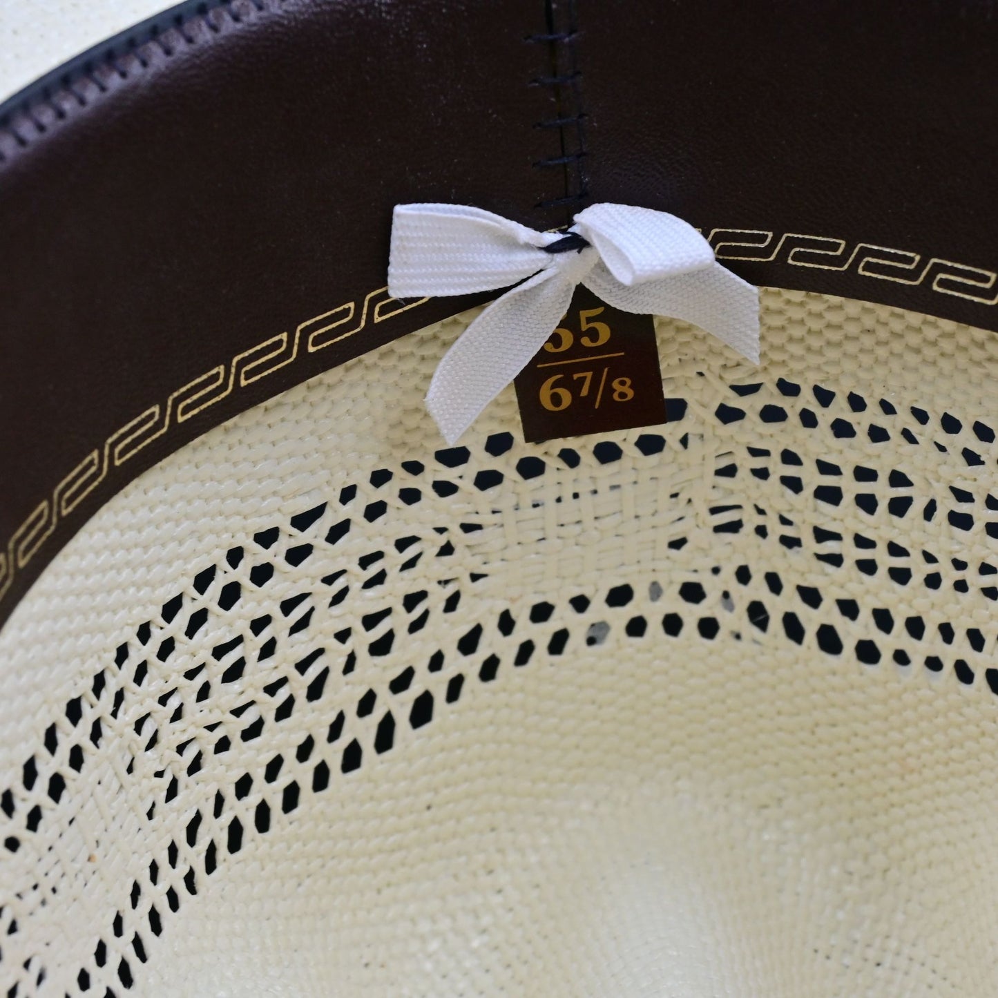 Wrangler Hat Cowboy Fitted Mens 6 7/8 Straw Western Beaded Band