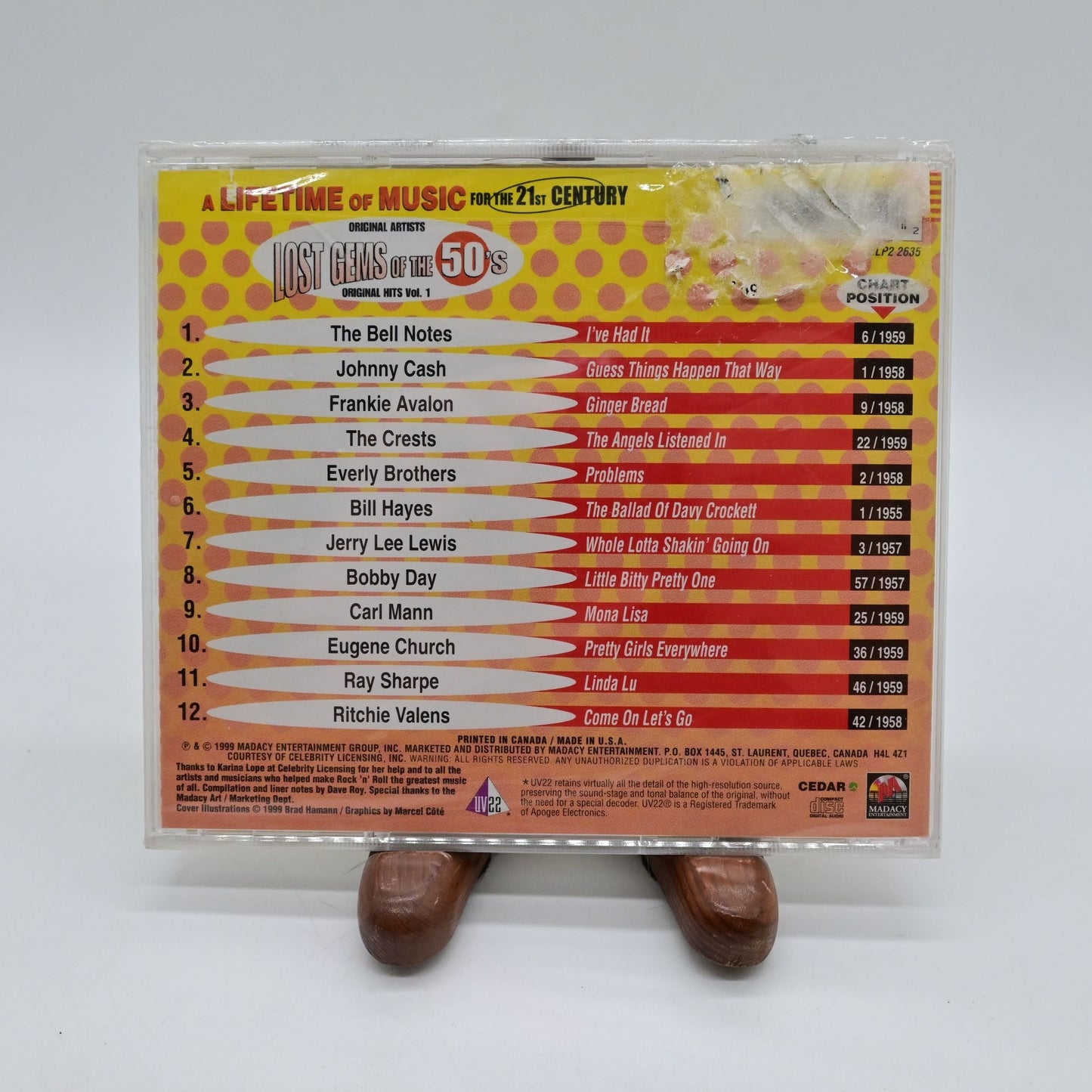 The Best of Rock Lost Gems of the 50's Vol 1 Original Artists & Hits