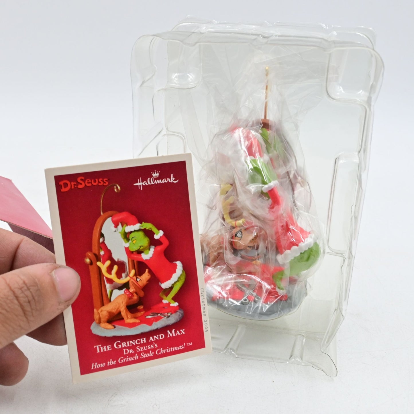 Hallmark Keepsake The Grinch and Max Dr. Seuss Ornament Vintage 2004