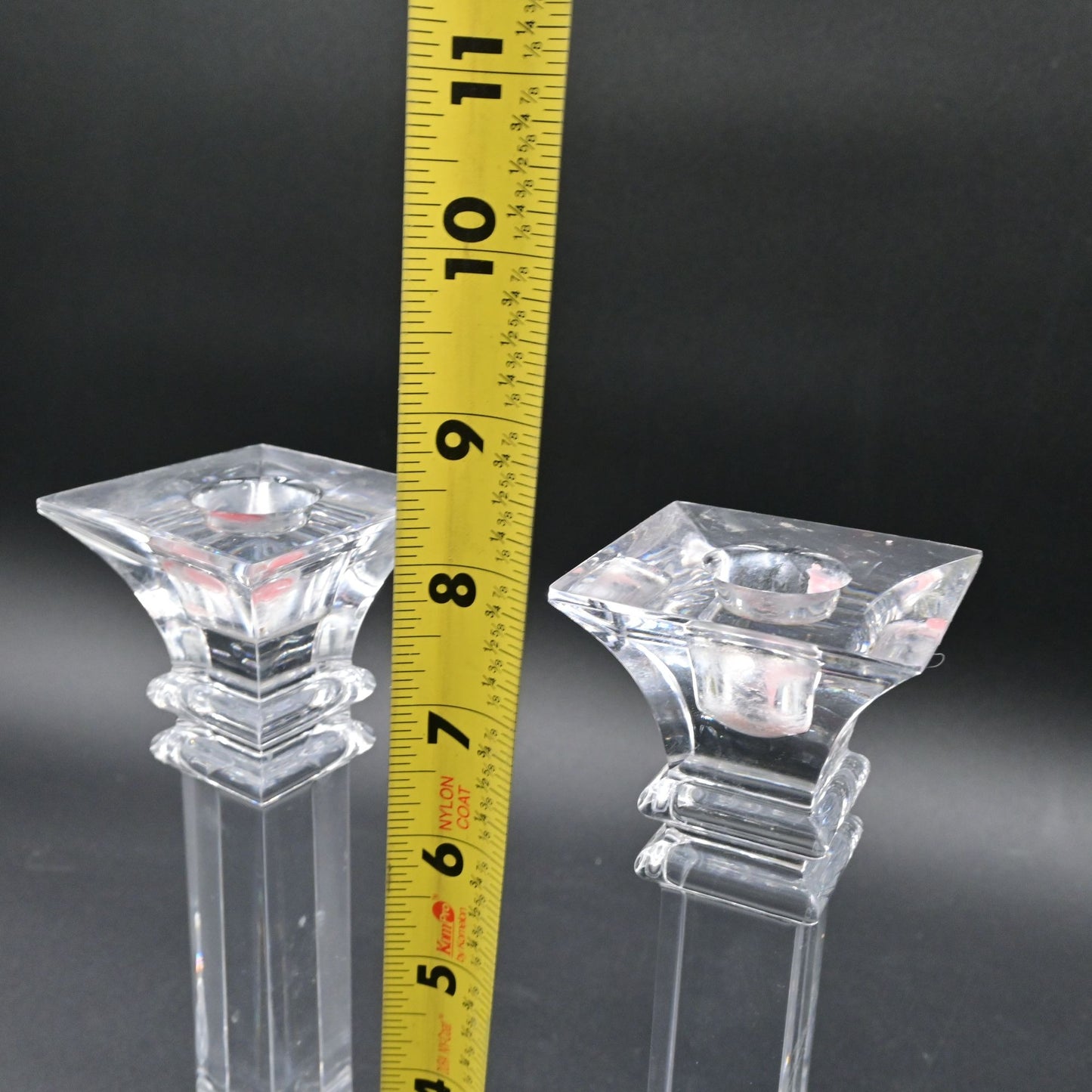 Marquis by Waterford Treviso Crystal Candlesticks Pair Of 2