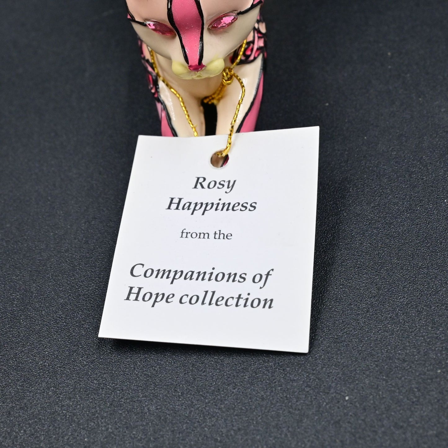 Hamilton Collection Rosy Happiness Companions Of Hope Collection Cat Figure