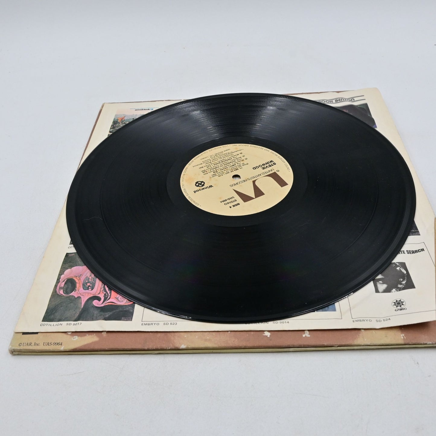 Steve Winwood : Winwood Double LP United Artists Comp 1971 No Booklet