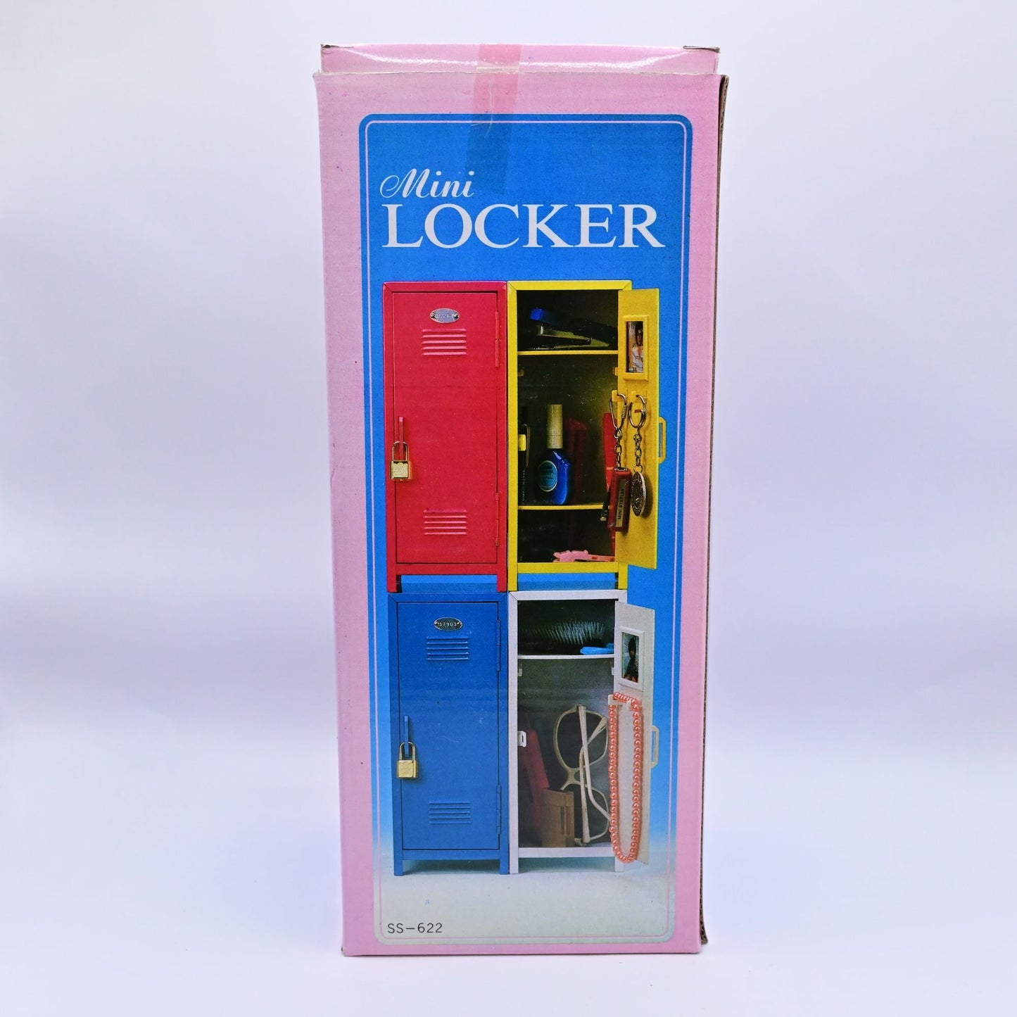 Vintage Blue Mini Locker Vintage Metal Cabinet