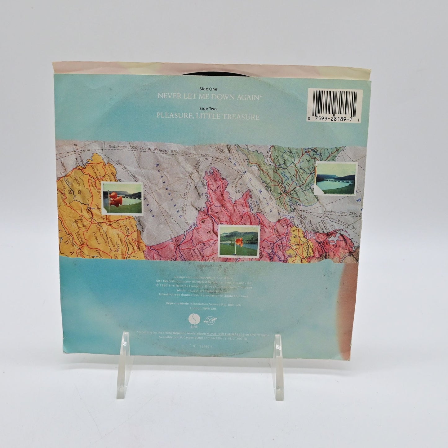 Depeche Mode Never Let Me Down Again 33 RPM Promo Vinyl Record