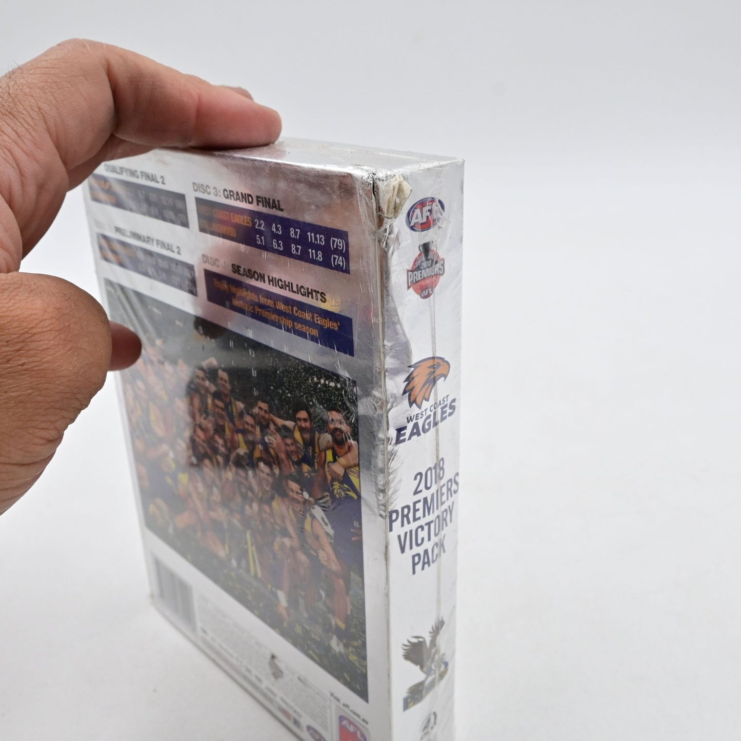 AFL Premiers Victory Pack 2018 West Coast Eagles Region 4 New Sealed
