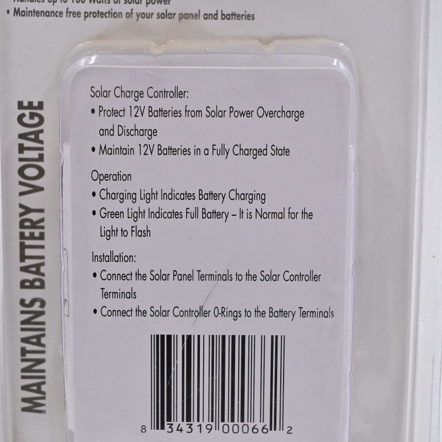 Global Solar 7 Amp Solar Charge Controller New Sealed
