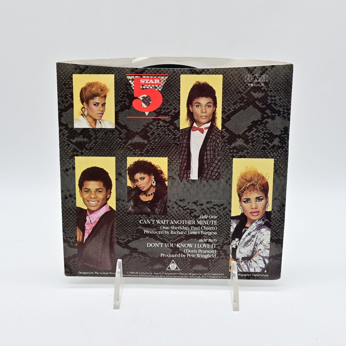 Five Star Can't Wait Another Minute 33 RPM Vinyl Record