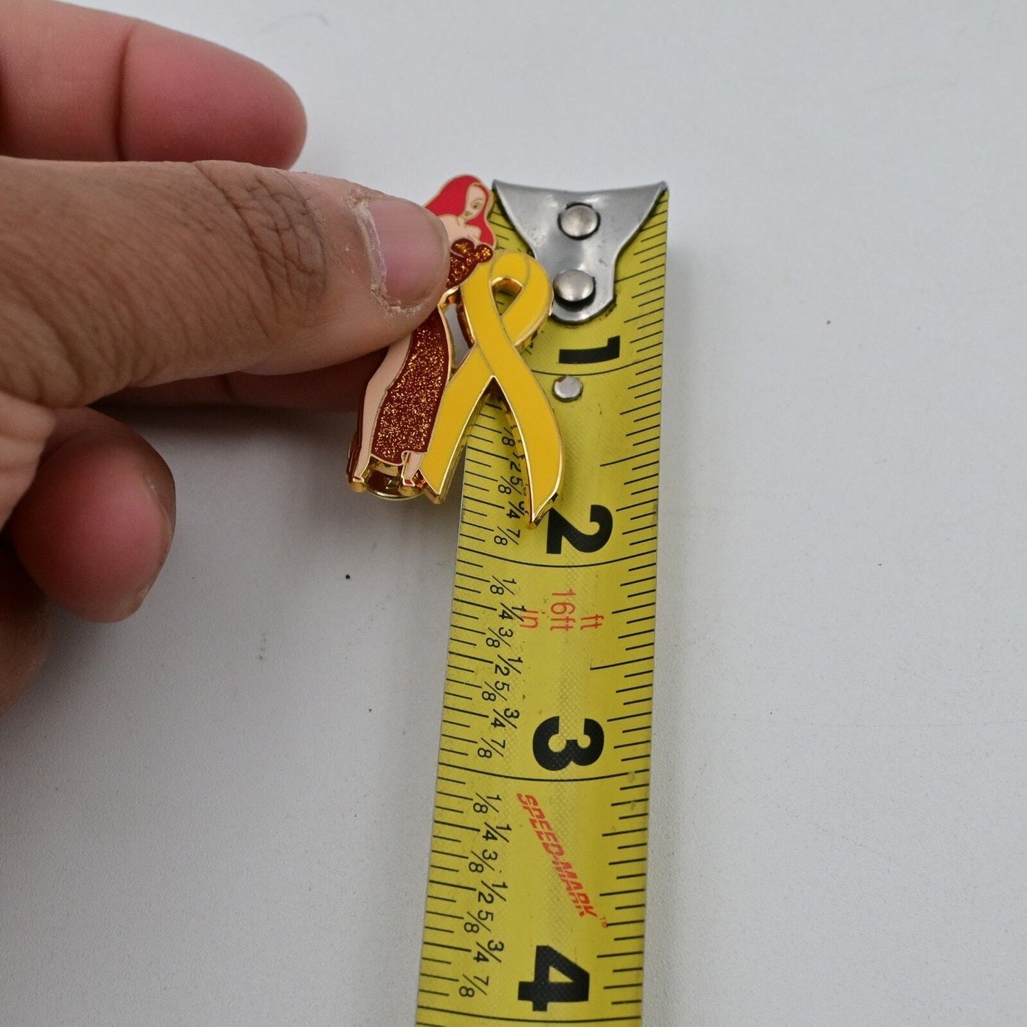 Jessica Rabbit Military Support - Support Our Troops Yellow Ribbon Fantasy Pin