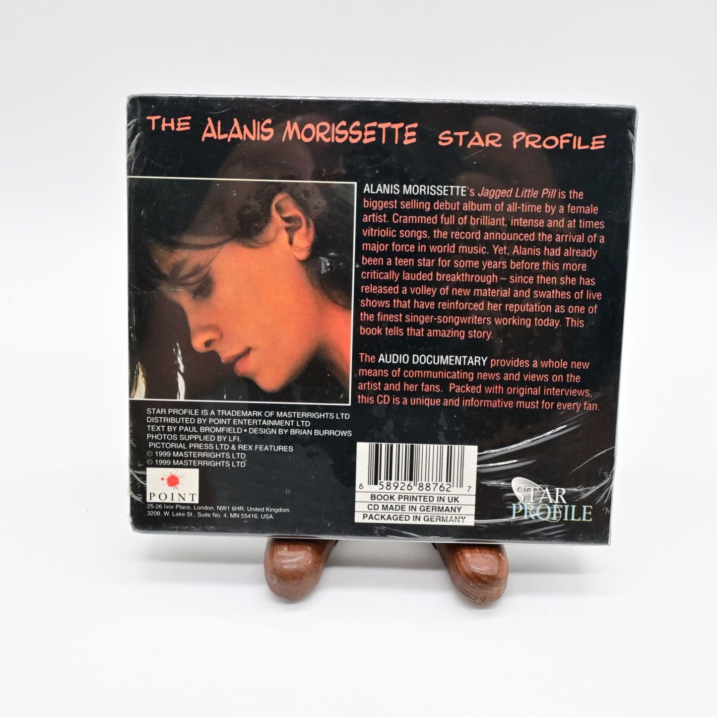 Alanis Morissette Star Profile CD Book Of Audio Documentary And Picture Book New