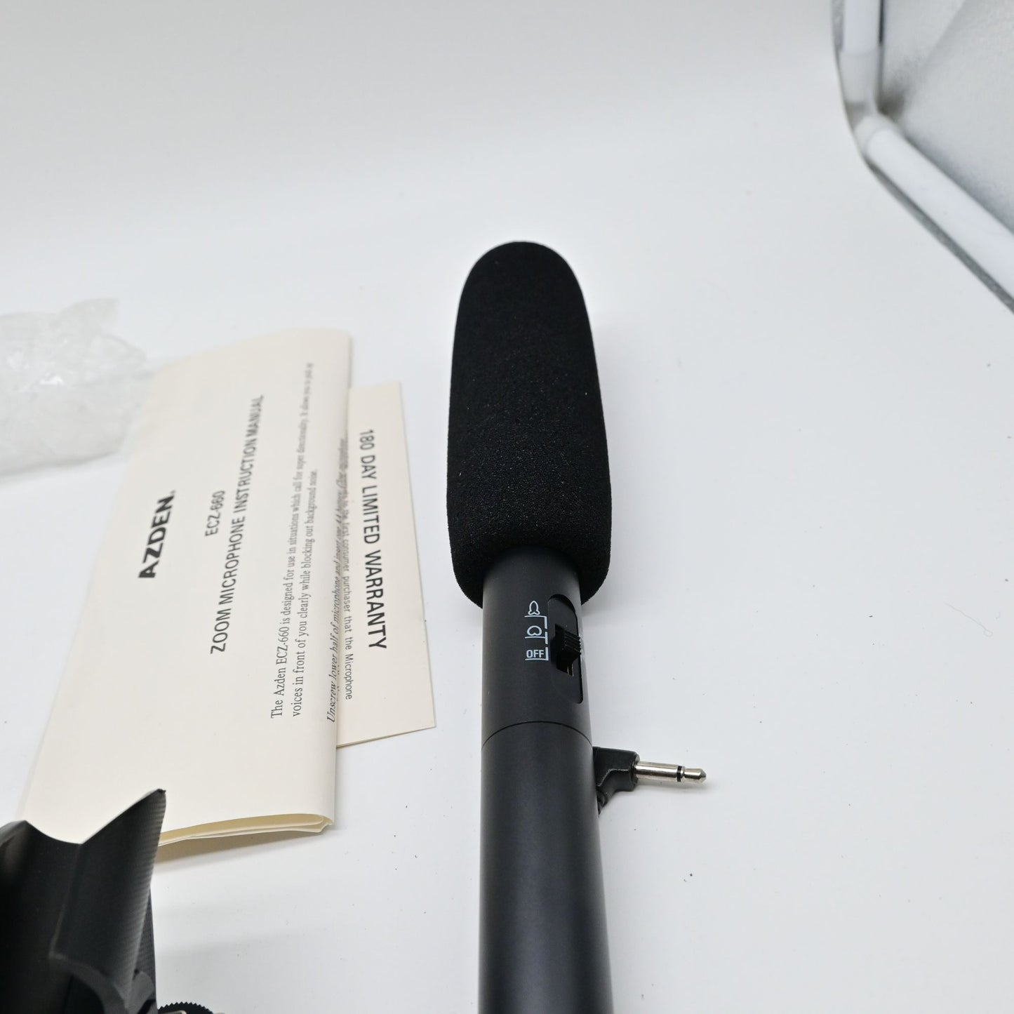 Azden ECZ-660 Zoom Microphone Super Cardioid for Video Camera - New Old Stock