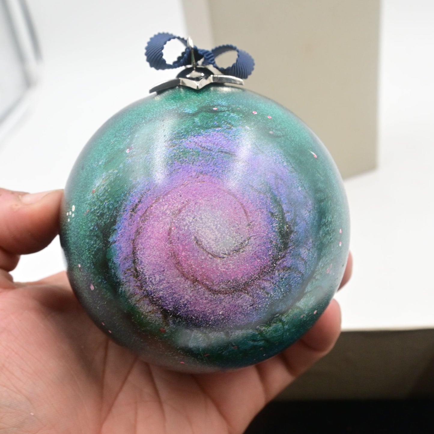 Rodarte Hand Painted Glass Ornament by Neiman Marcus Seasonal Collection