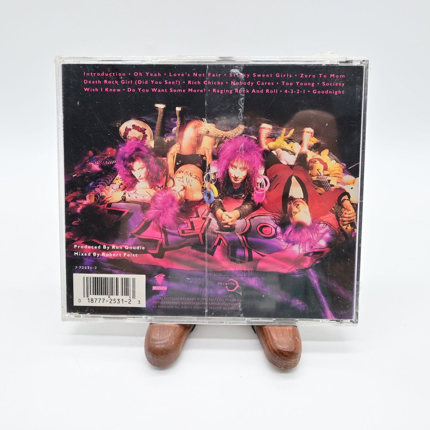4-3-2-1-The Zeros by The Zeros - Vintage 1991 Cd New Sealed