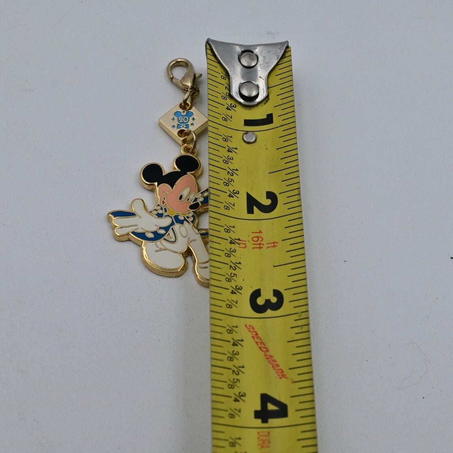 Disney Tokyo 20th Anniversary Disco Dancing Mickey Keychain/Charm/Zipper Pull