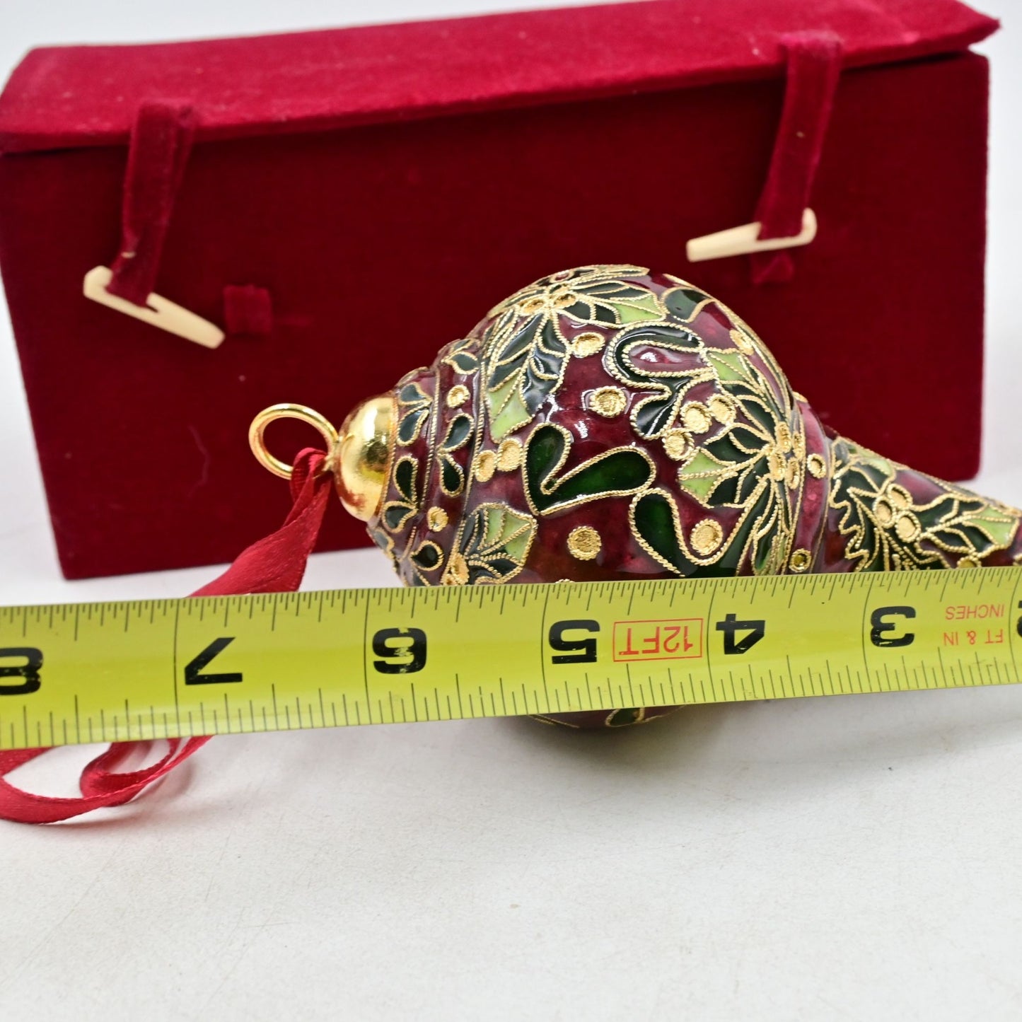 Dillards Trimsetter Cloisonne Ornament Vintage 1998 W/ Box