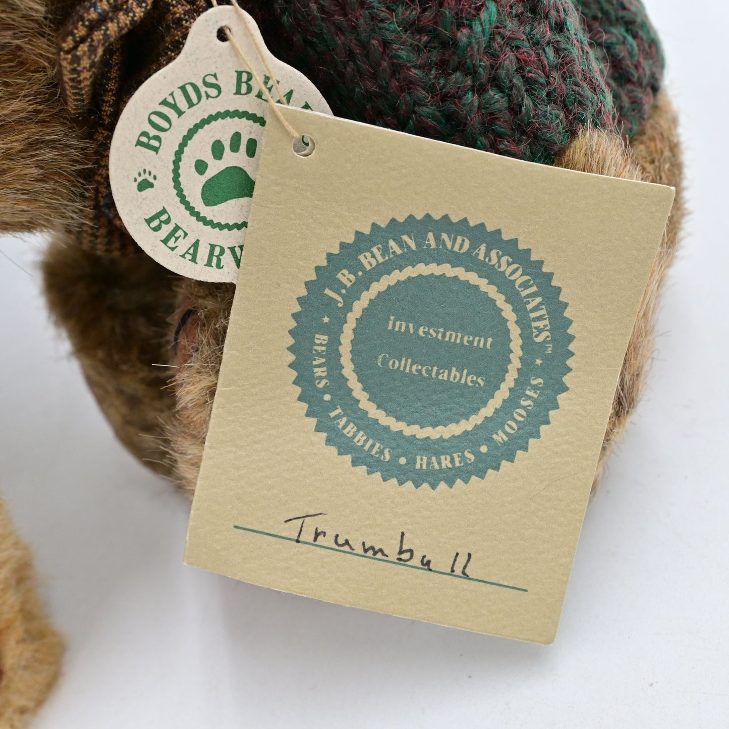 Boyds Bears Mr. & Mrs. Trumball Plush Bundle Of 2 - Vintage 1998