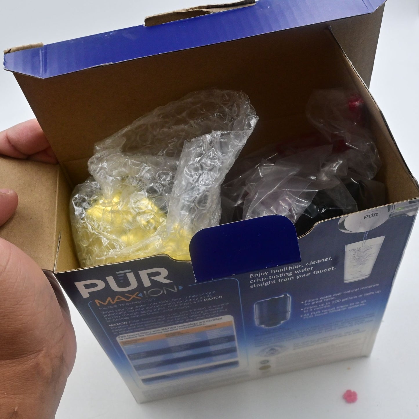 PUR Maxion Faucet Filtration System Chrome Finish New Open Box