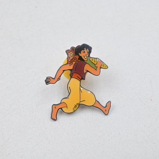 Aladdin Running With Bread And Abu Disney Fantasy Pin