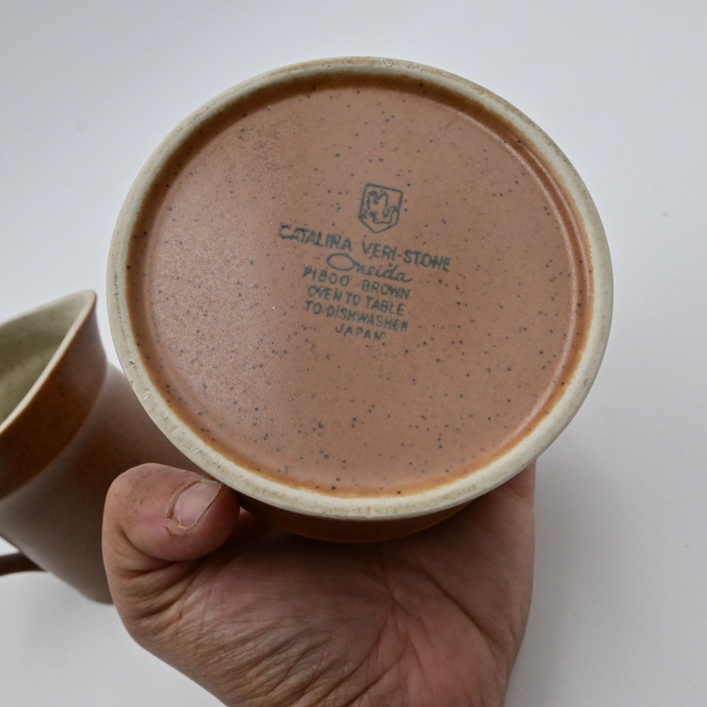 Catalina Veri-Stone Onedia Creamer & Sugar Set Speckled Brown