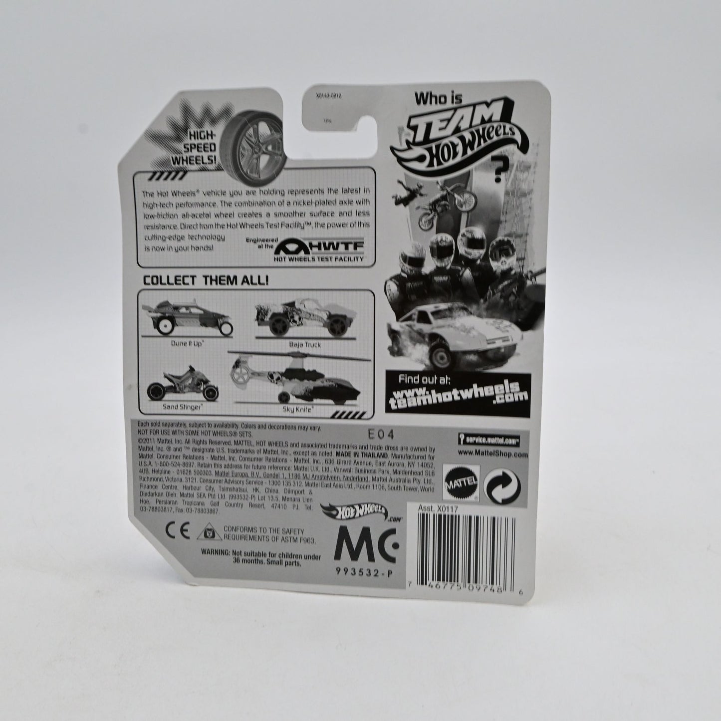Team Hot Wheels Dune It Up High-Speed Wheels Car